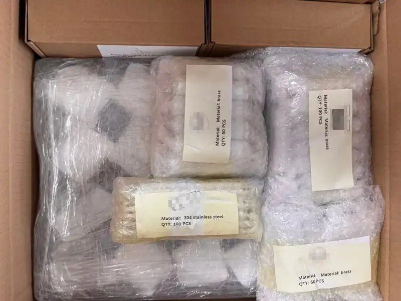 Scintra CNC Machining packaging and export document check