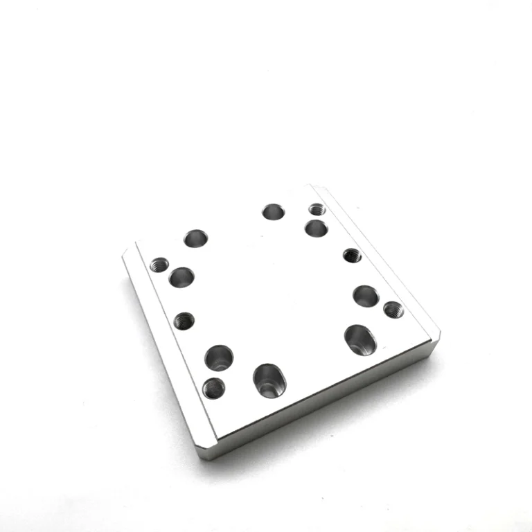 cnc machined stainless steel multi hole fixture plate for automation jigs
