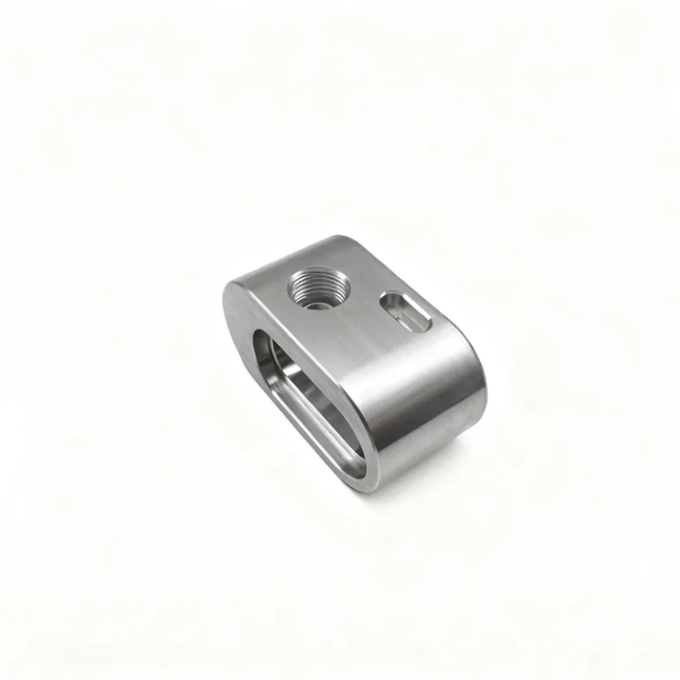cnc processed stainless steel fixing bracket component