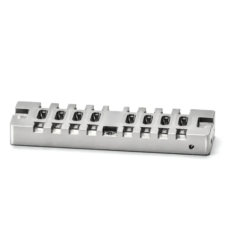 custom cnc milled hardened steel multi cavity jig bar