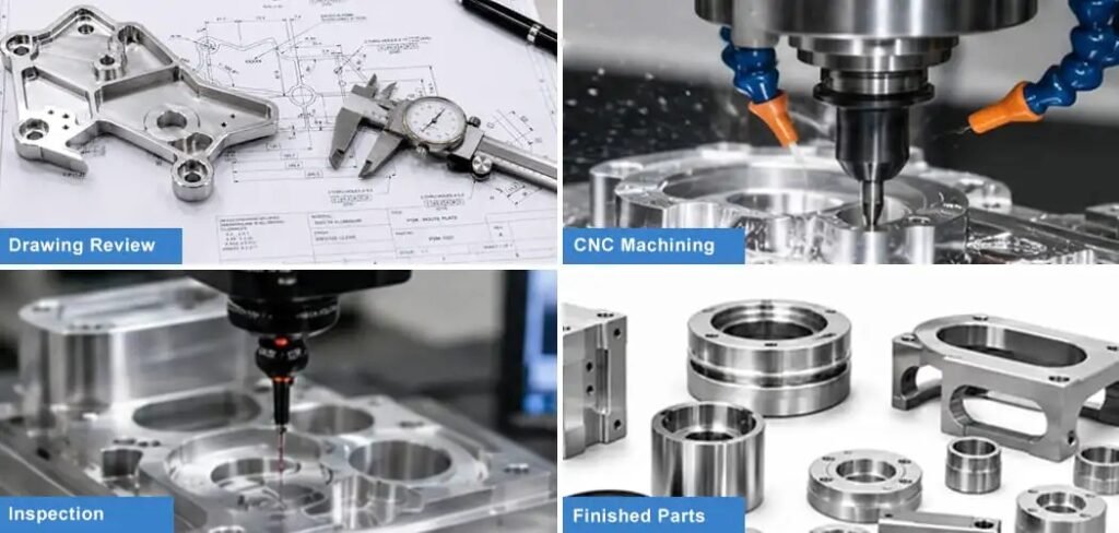from drawings to finished cnc parts