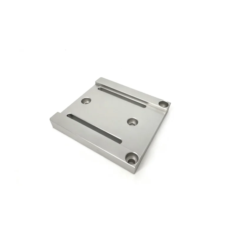 oem cnc machined aluminum slotted base plate for automated jig adjustment
