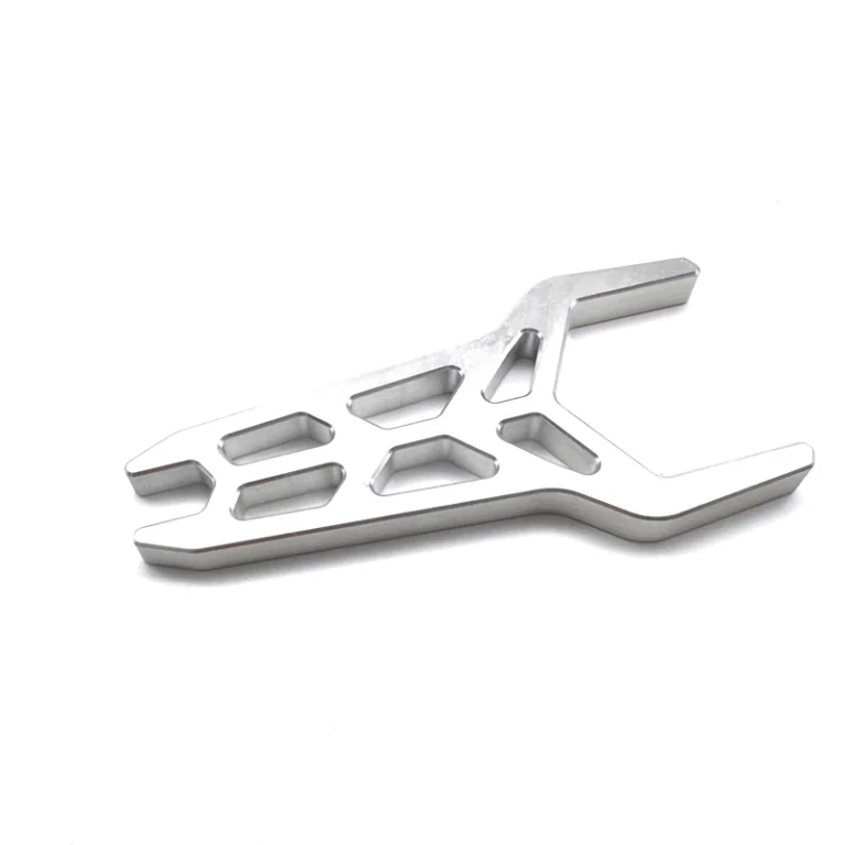 precision cnc milled lightweight aluminum clamping lever for robotic jigs