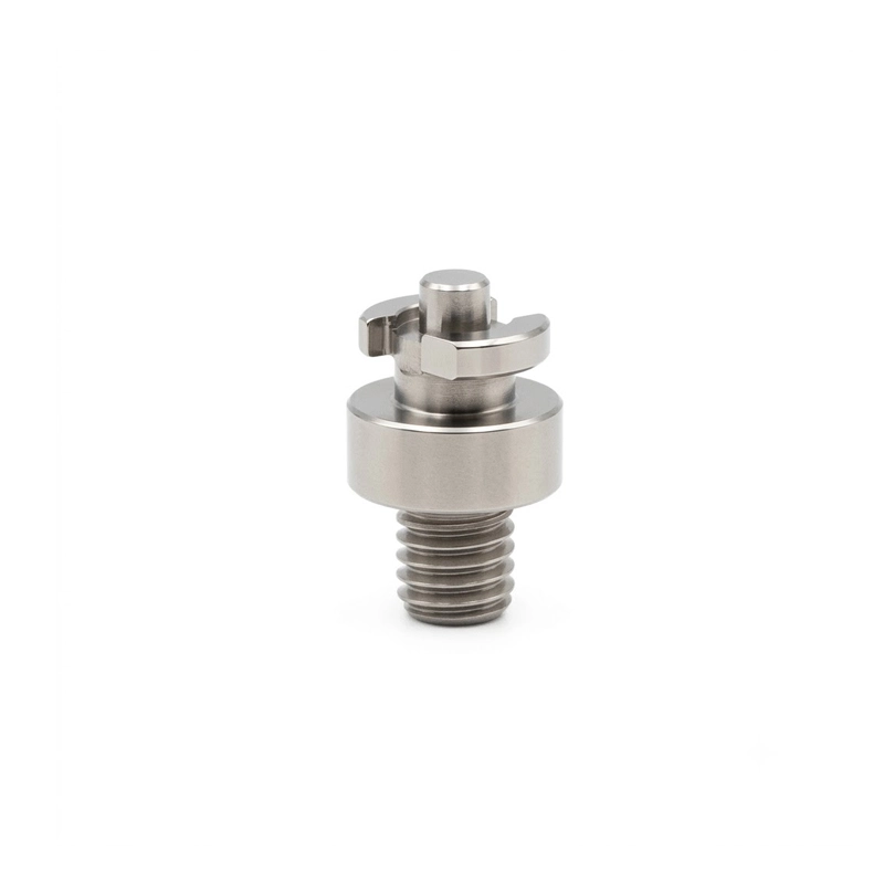 swiss cnc machined stainless steel multi step clamping screw