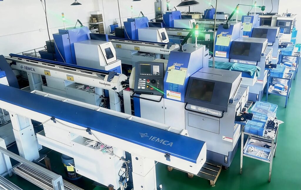 swiss cnc machines at scintra cnc machining factory