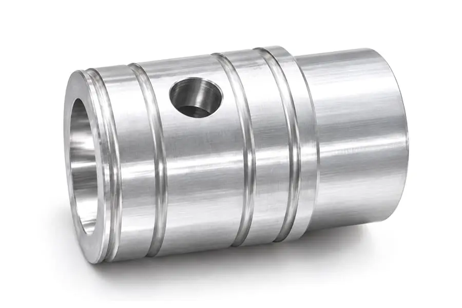 Custom aluminum CNC machined parts with as machined surface finish