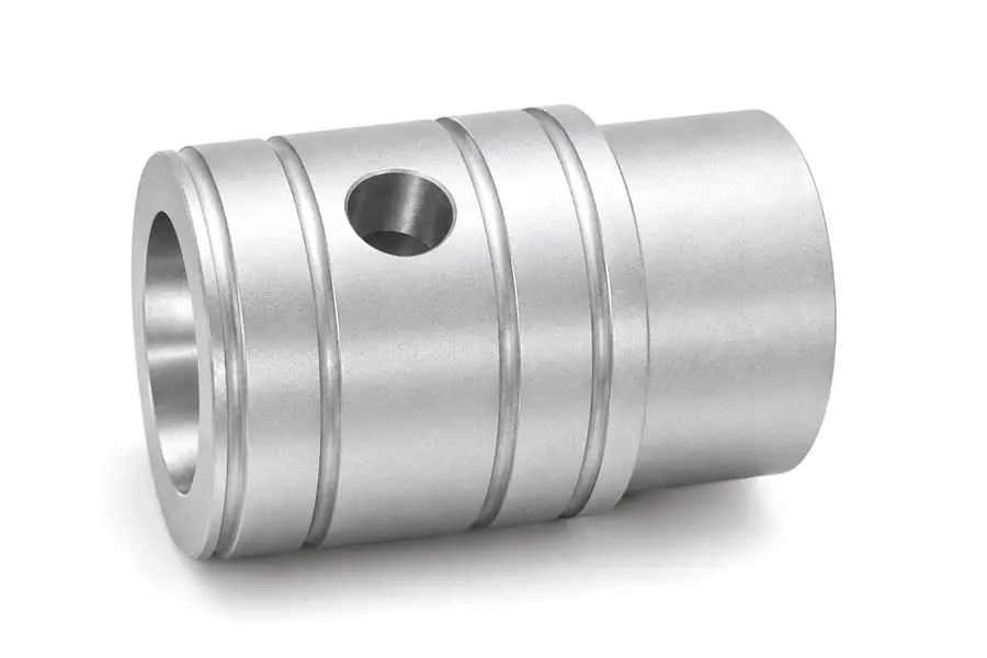 Custom aluminum CNC machined parts with bead blasting surface finish