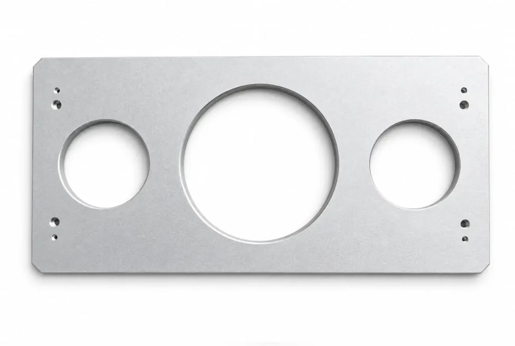 Custom CNC machined aluminum protective cover parts