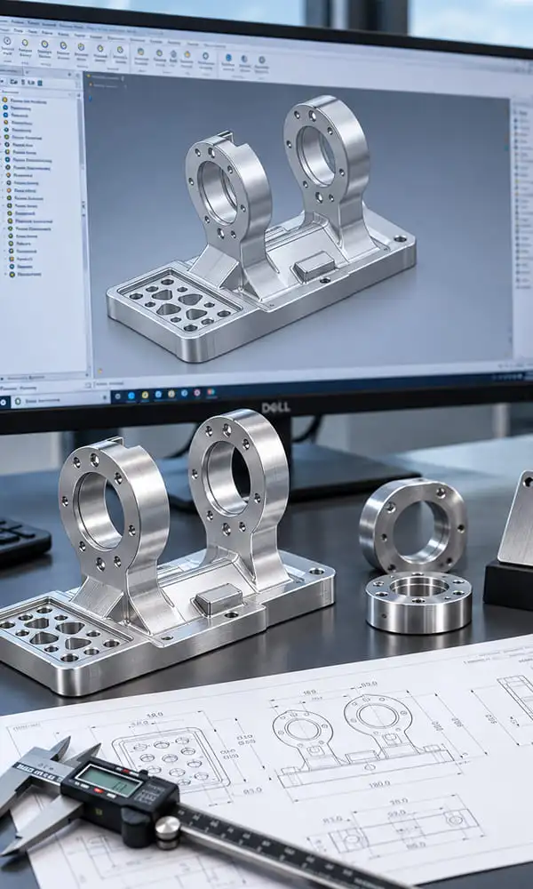 What to send for an aluminum CNC part review, technical drawing and part inspection checklist