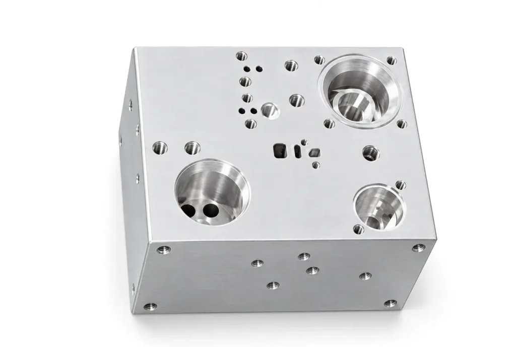 Precision blocks, custom CNC milled aluminum blocks