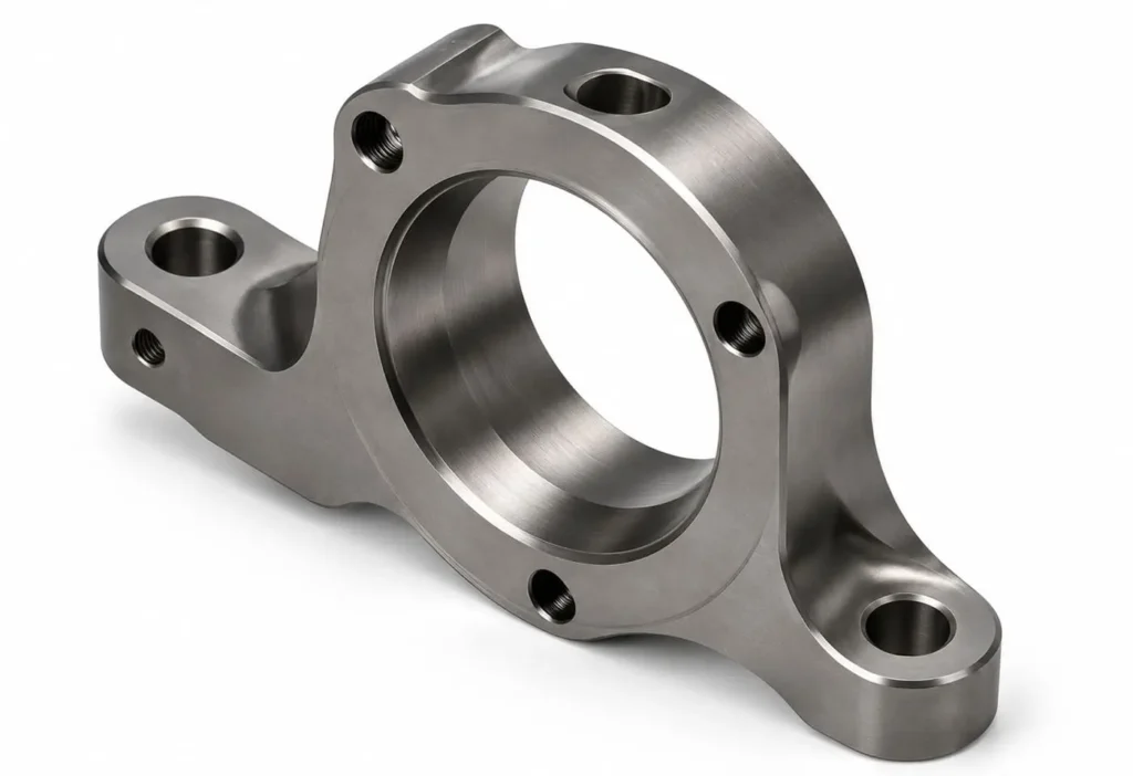 Surface finish options for custom titanium CNC machined components