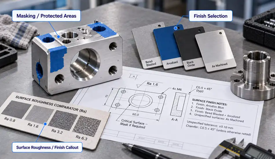 Surface Finishing plan surface finishing before cnc machining