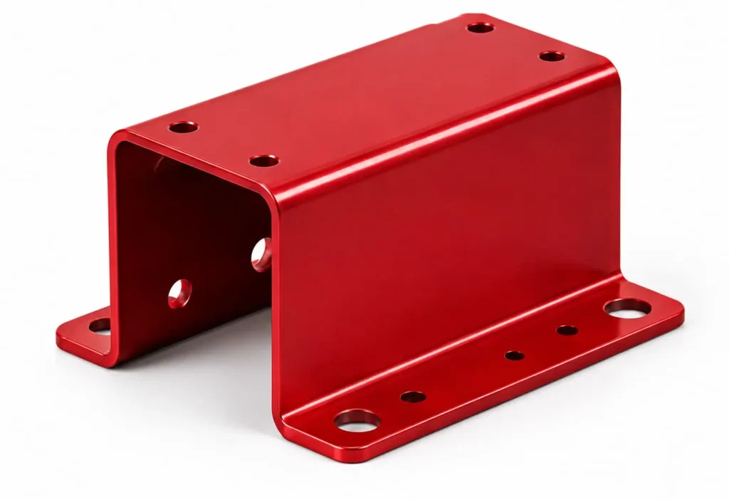Surface Finishing Powder coating surface finish on custom CNC machined metal component