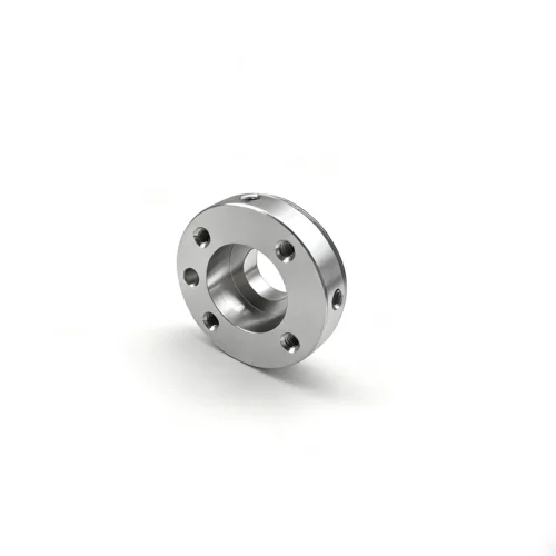stainless steel round flange swiss cnc precision turning mechanical parts